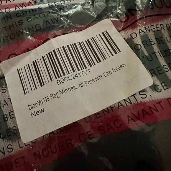 🆕 US Flag City Hockey Embroidery Classic Minnesota Beanie - Picture 4 of 6